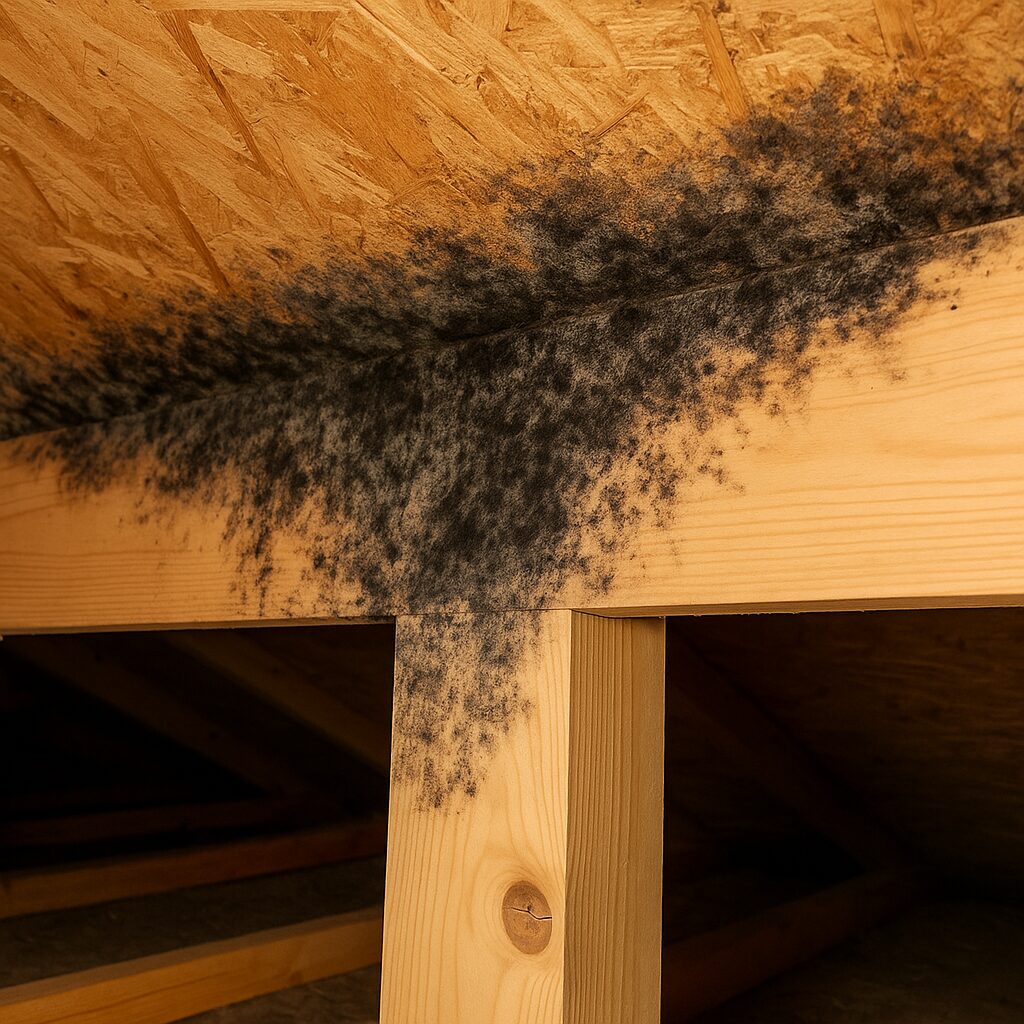 roof decks with mold and roofing company